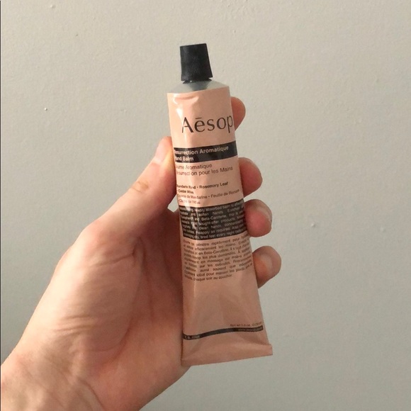 aesop hand moisturiser